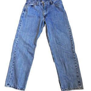 Levis Jeans 505 Regular Fit Men Blue Medium Wash Mid Rise size 36 by 32